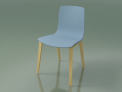 Chair 3947 (4 wooden legs, polypropylene, natural birch)