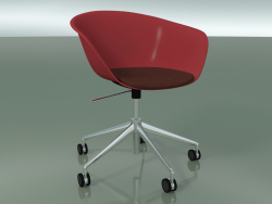 Sandalye 4229 (5 tekerlekli, döner, koltuk minderli, PP0003)