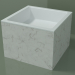 modèle 3D Vasque à poser (01R122301, Carrara M01, L 48, P 48, H 36 cm) - preview