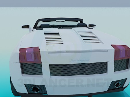 3d model lamborghini Gallardo - preview 3d model lamborghini Gallardo - preview