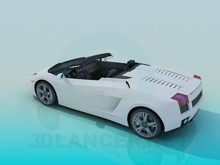3d model lamborghini Gallardo - preview 3d model lamborghini Gallardo - preview