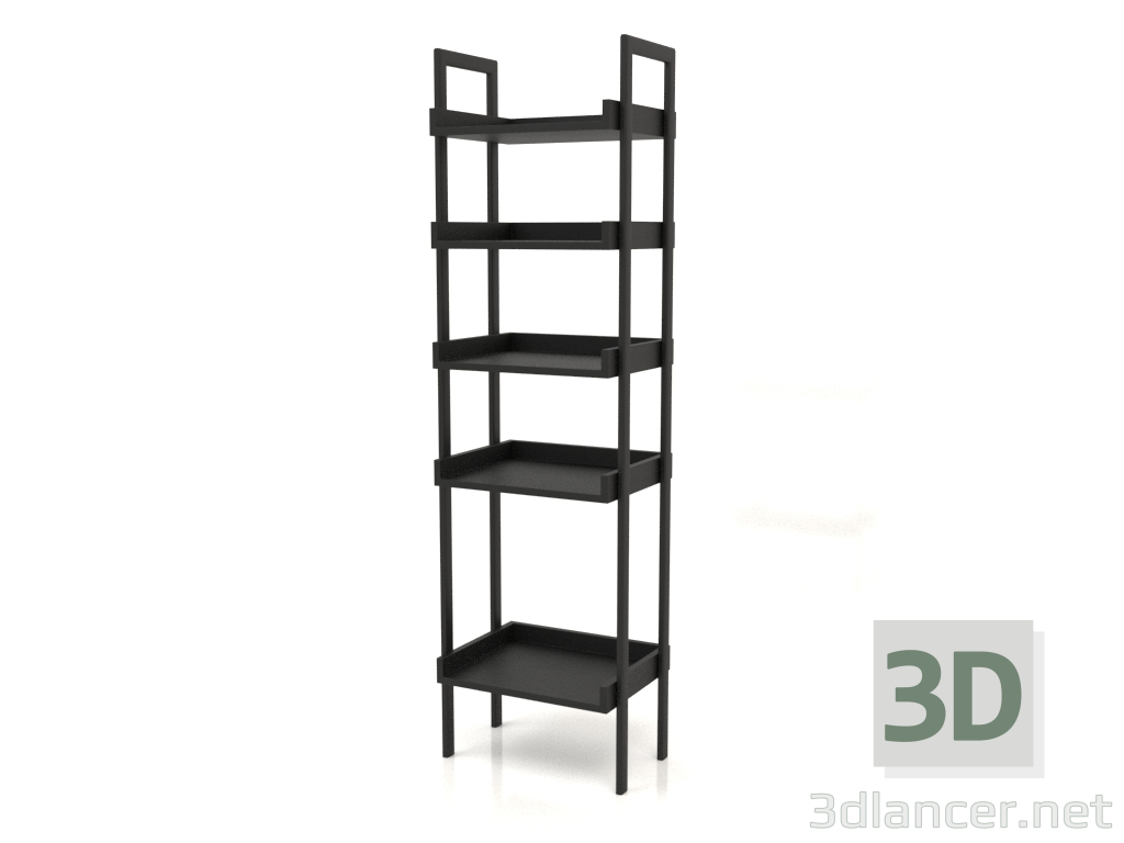 3 डी मॉडल रैक एसटी 03 (कुर्सी के बिना) (550x400x1900, लकड़ी का काला) - पूर्वावलोकन