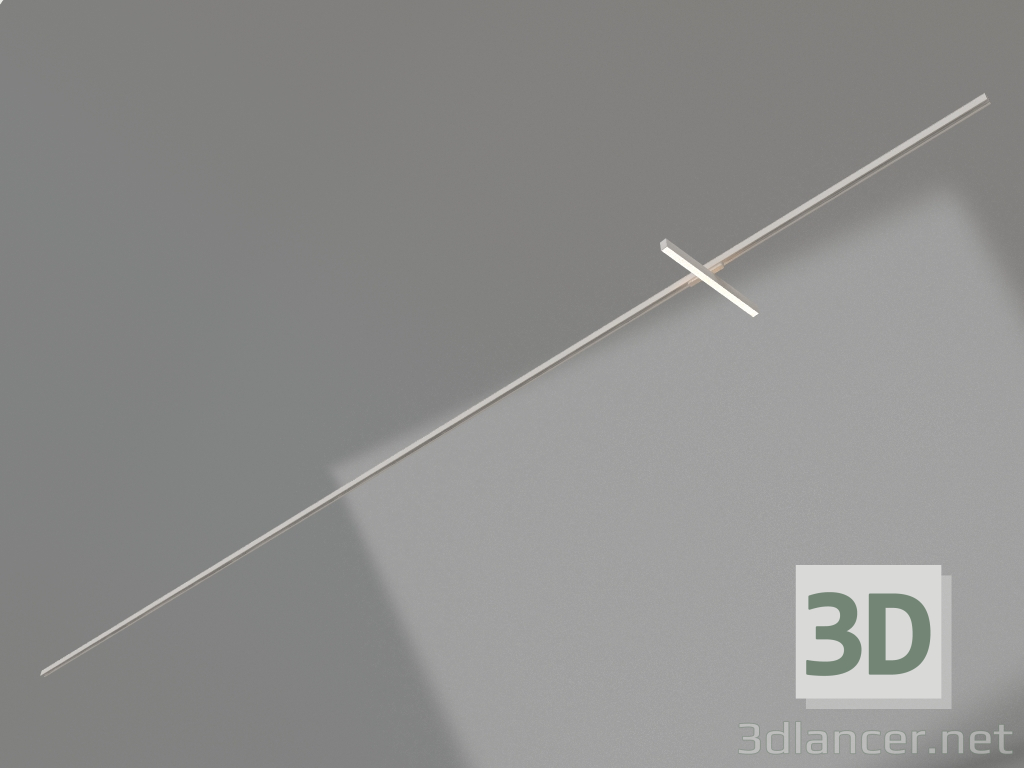 modello 3D Lampada LGD-FLAT-4TR-S605-25W Day4000 (WH, 100 gradi, 230V) - anteprima