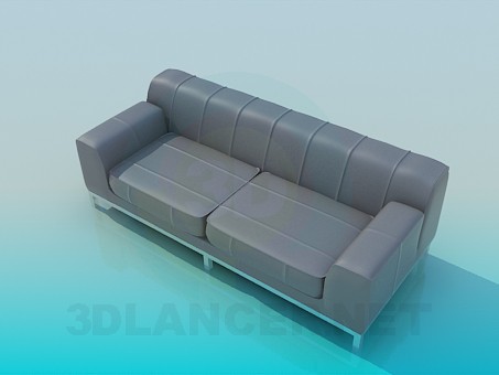 modelo 3D Sofá 2 plazas - escuchar modelo 3D Sofá 2 plazas - escuchar