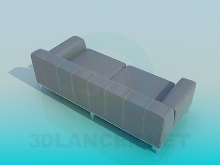 modelo 3D Sofá 2 plazas - escuchar modelo 3D Sofá 2 plazas - escuchar