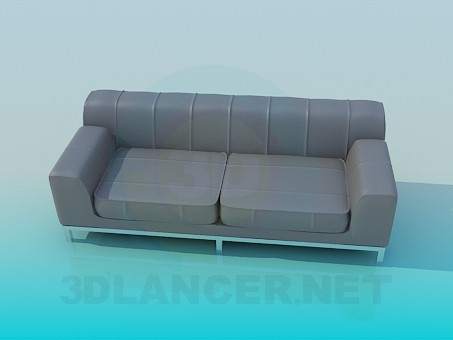 modelo 3D Sofá 2 plazas - escuchar modelo 3D Sofá 2 plazas - escuchar