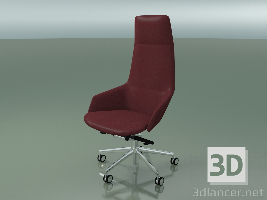 3D Modell Stuhl Büro auf 5 Rädern 1919 - Vorschau