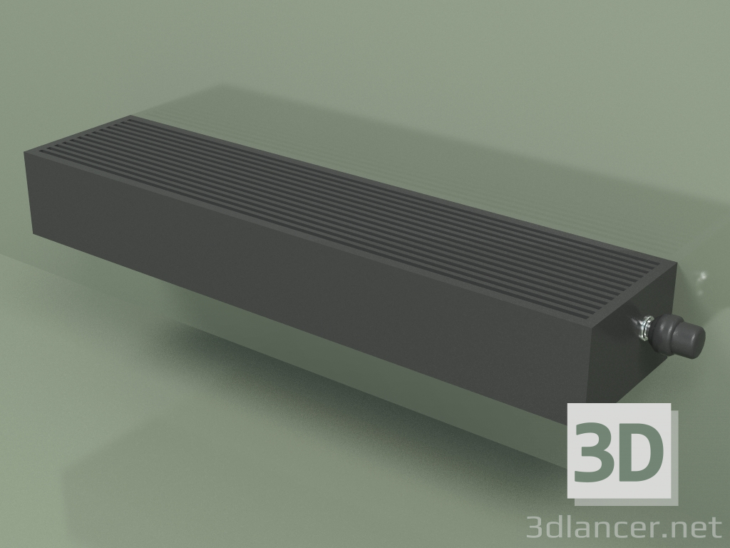 modello 3D Convettore - Aura Slim Basic (140x1000x230, RAL 9005) - anteprima