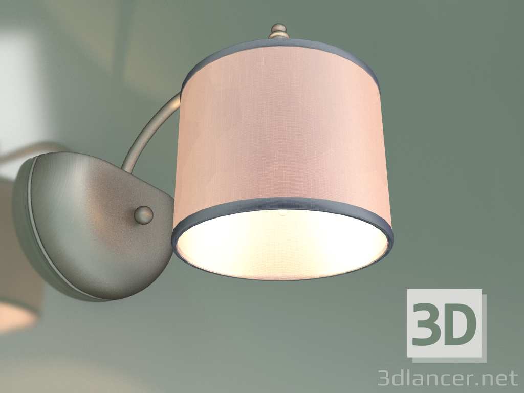 3d model Sconce 60080-1 (satin nickel) - preview
