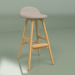 3d model Semi-bar chair Buch 2 (brown) - preview