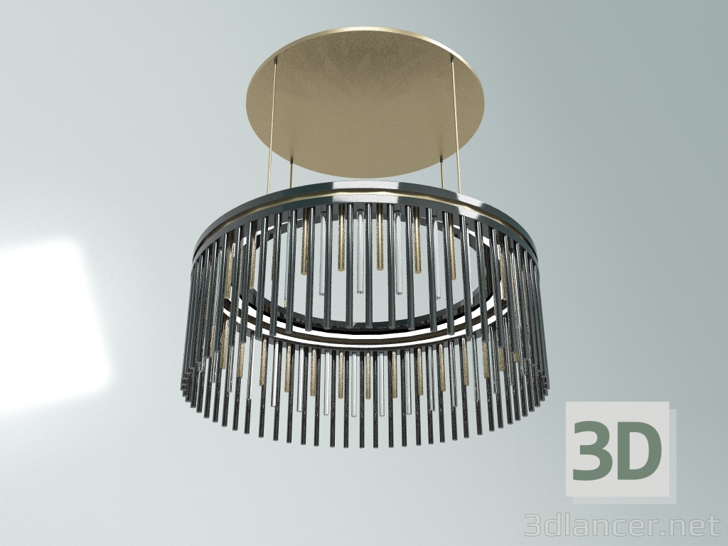 modello 3D Lampadario SL041 - anteprima