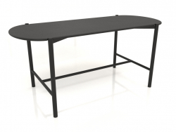 Yemek masası DT 08 (1700x740x754, ahşap siyah)