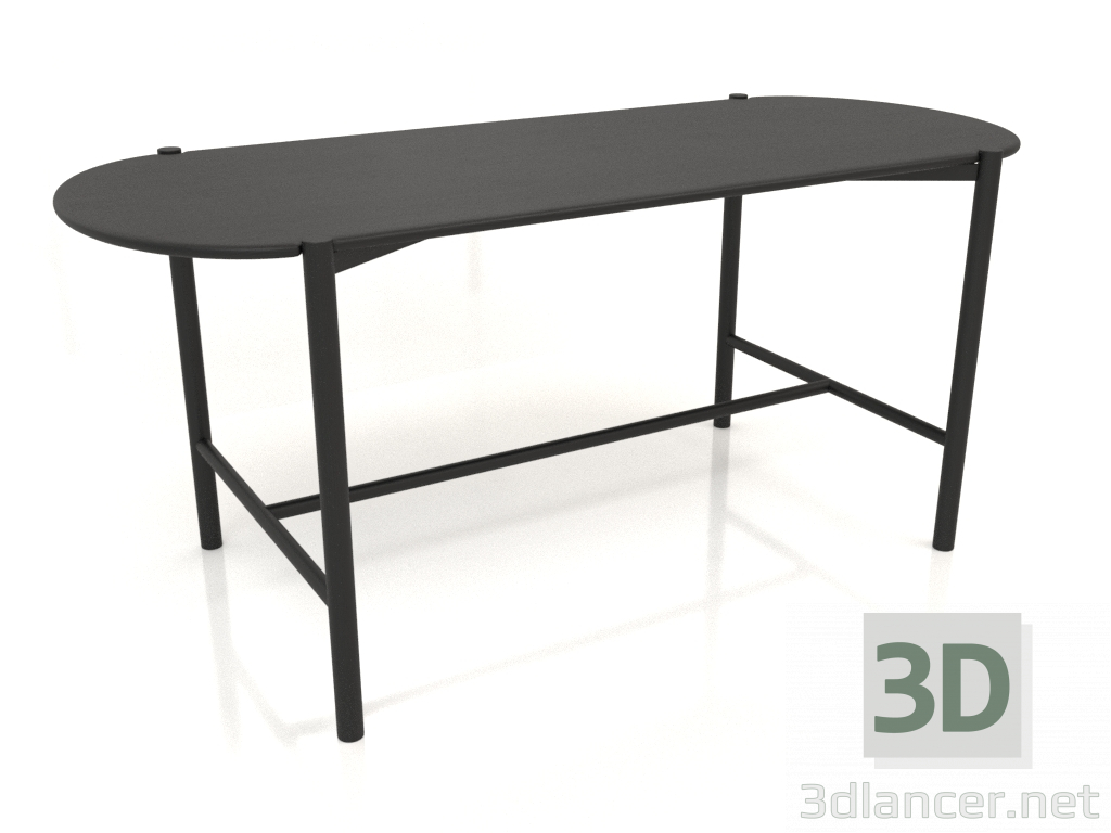 3D Modell Esstisch DT 08 (1700x740x754, Holz schwarz) - Vorschau