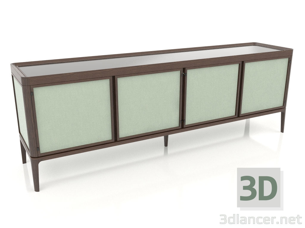 3D modeli Büfe 4 Kapı Dolu - önizleme