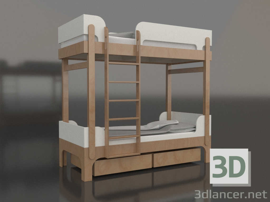 3d model Bunk bed TUNE J (UHTJA1) - preview