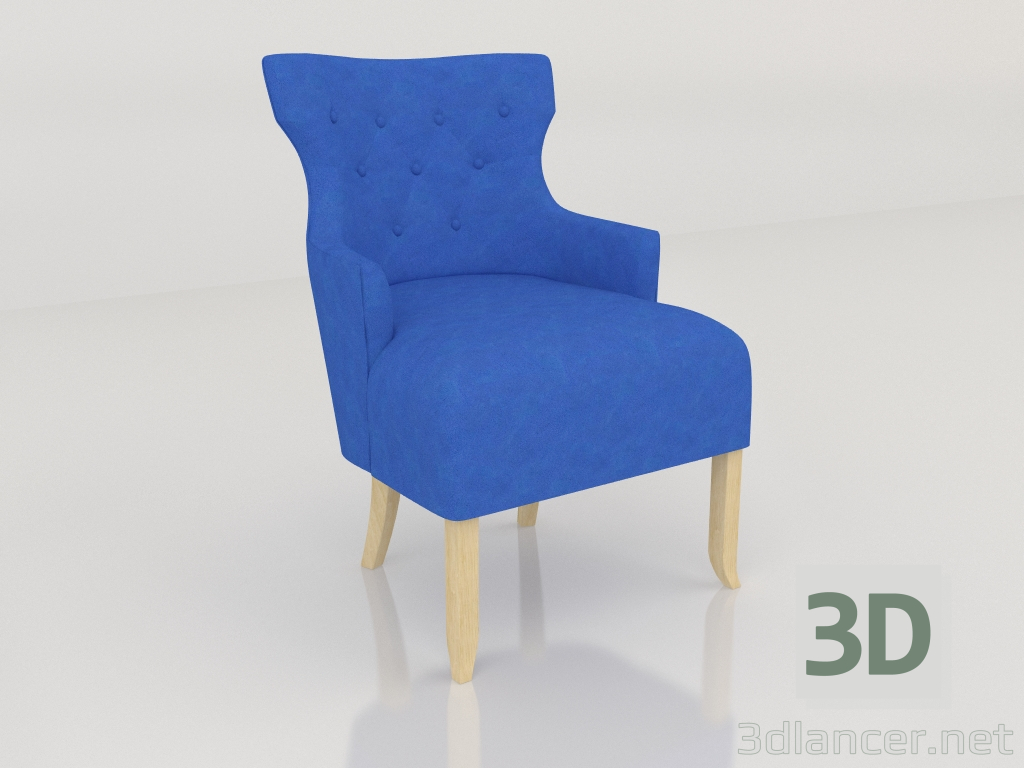 3d модель Лаунж кресло – превью