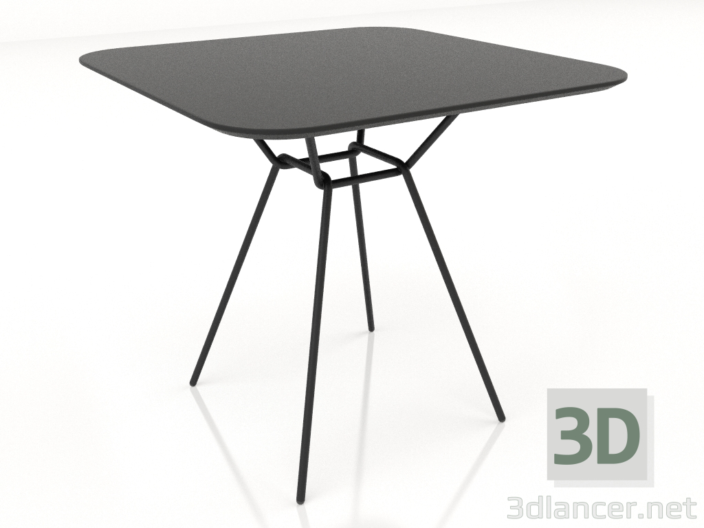 3 डी मॉडल डाइनिंग टेबल 80x80 - पूर्वावलोकन