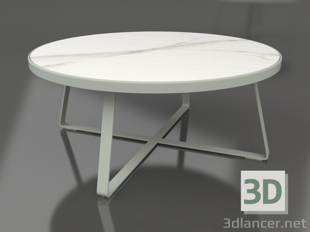 modèle 3D Table à manger ronde Ø175 (DEKTON Aura, Gris ciment) - preview