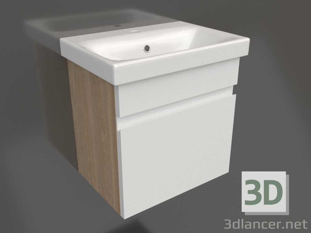 3d model Hanging cabinet 50 cm (SRT0105DB) - preview