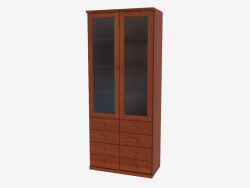 Two-door wardrobe with drawers (4821-05)