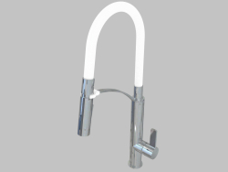 Misturador para lavatório - Cromado branco Gerbera (BGB W720)