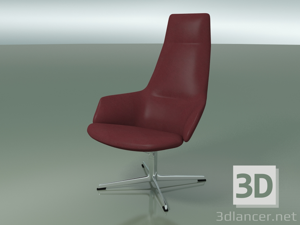 3D modeli 4 sütun 1920 koltuk - önizleme