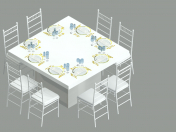 EVENT TABLE WITH DINING SET
