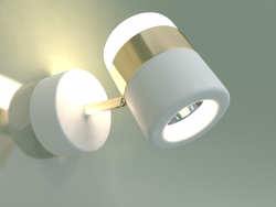 Настенный светодиодный светильник 20165-1 LED (золото-белый)