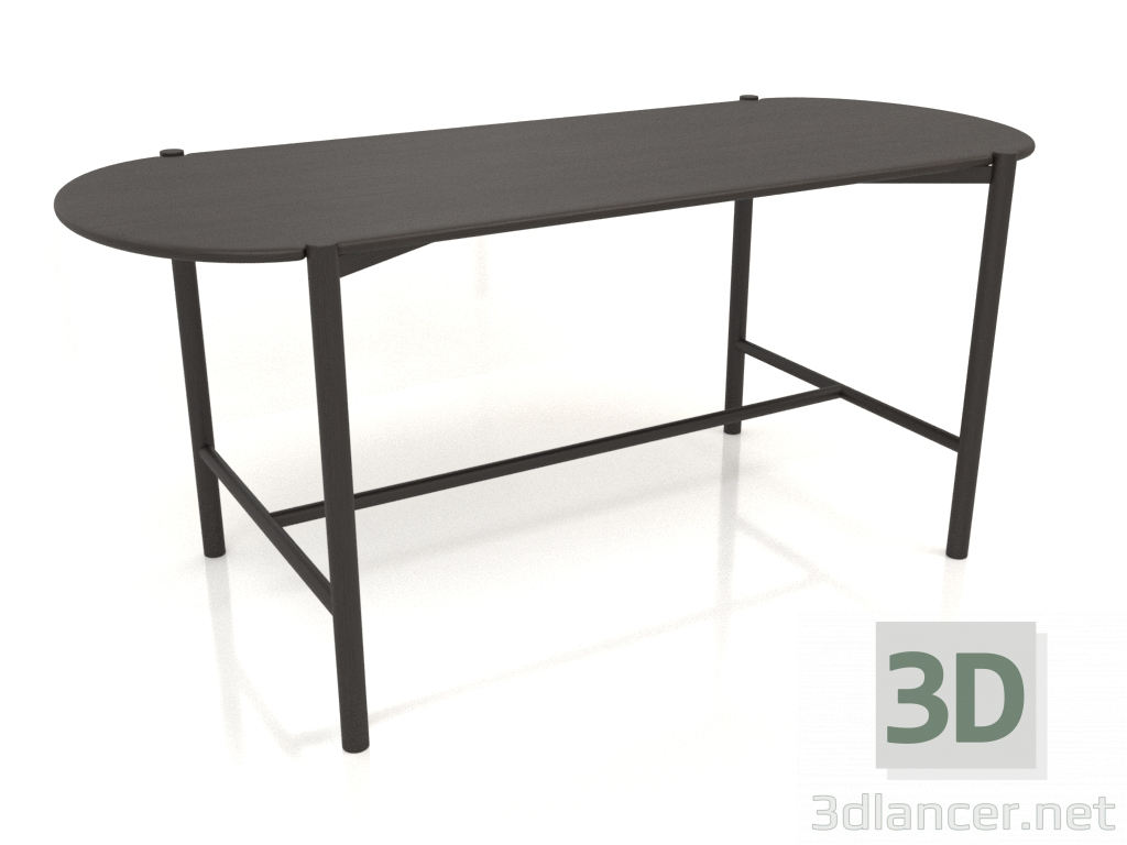modello 3D Tavolo da pranzo DT 08 (1700x740x754, legno marrone scuro) - anteprima