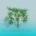 3d model Low tree - preview