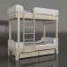 3 डी मॉडल चारपाई बिस्तर ट्यून जे (UNTJA1) - पूर्वावलोकन
