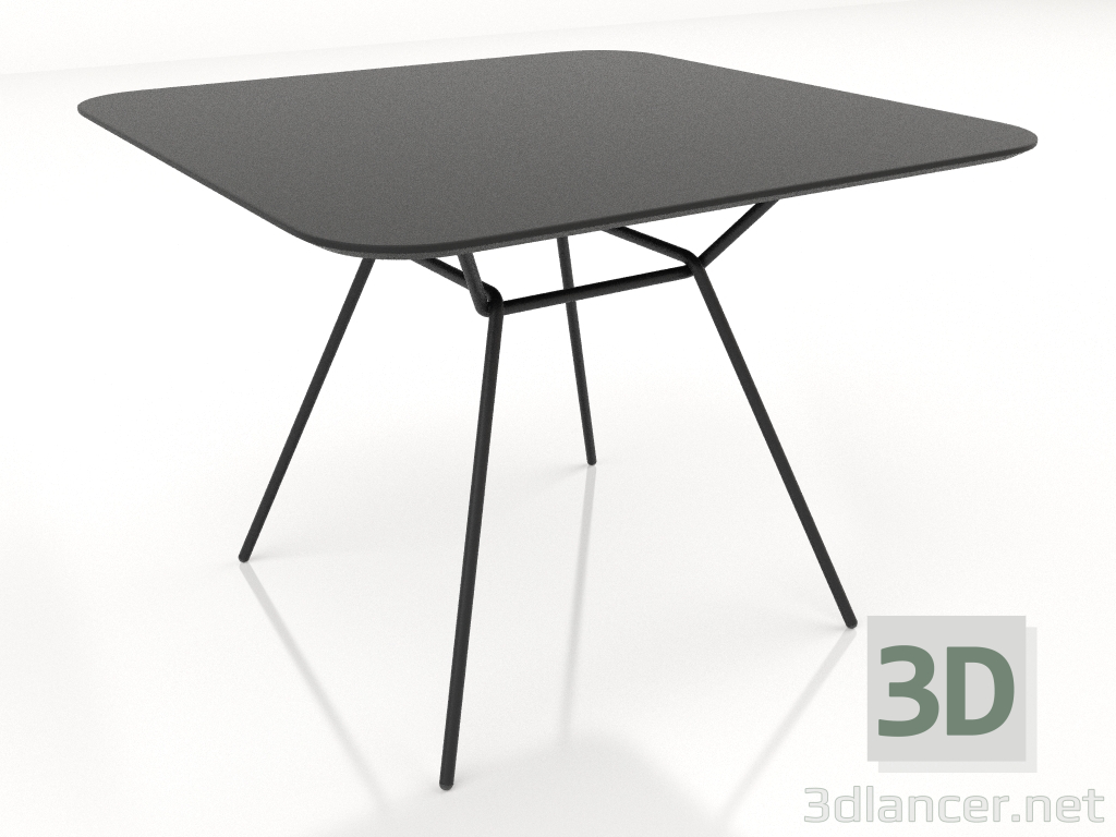 modèle 3D Table à manger 100x100 - preview