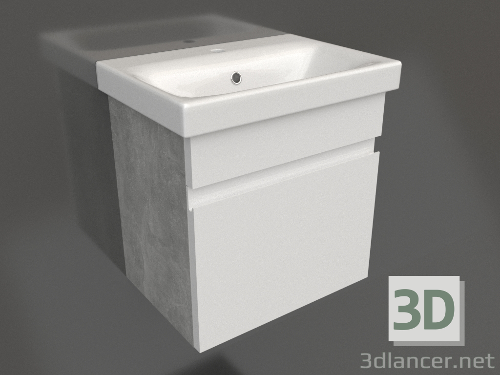 3D modeli Asma dolap 50 cm (SRT0105BS) - önizleme