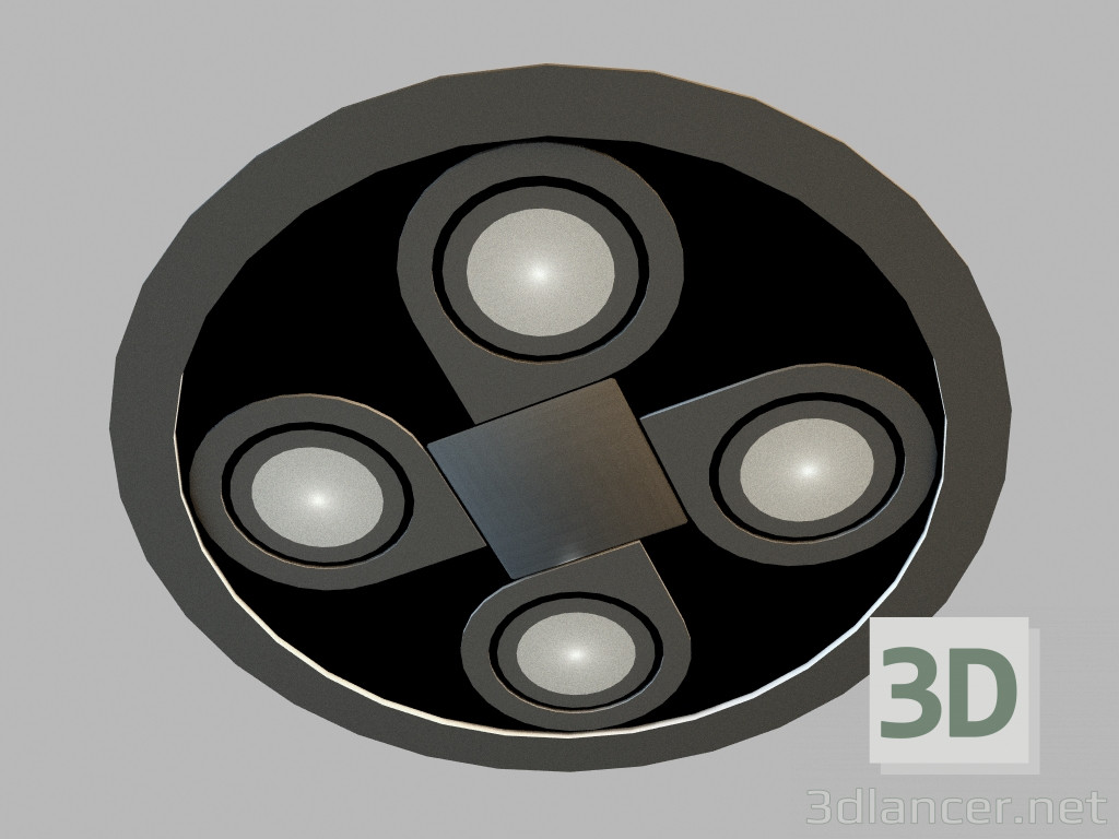 3d модель Потолочный встраиваемый светильник 8144 – превью