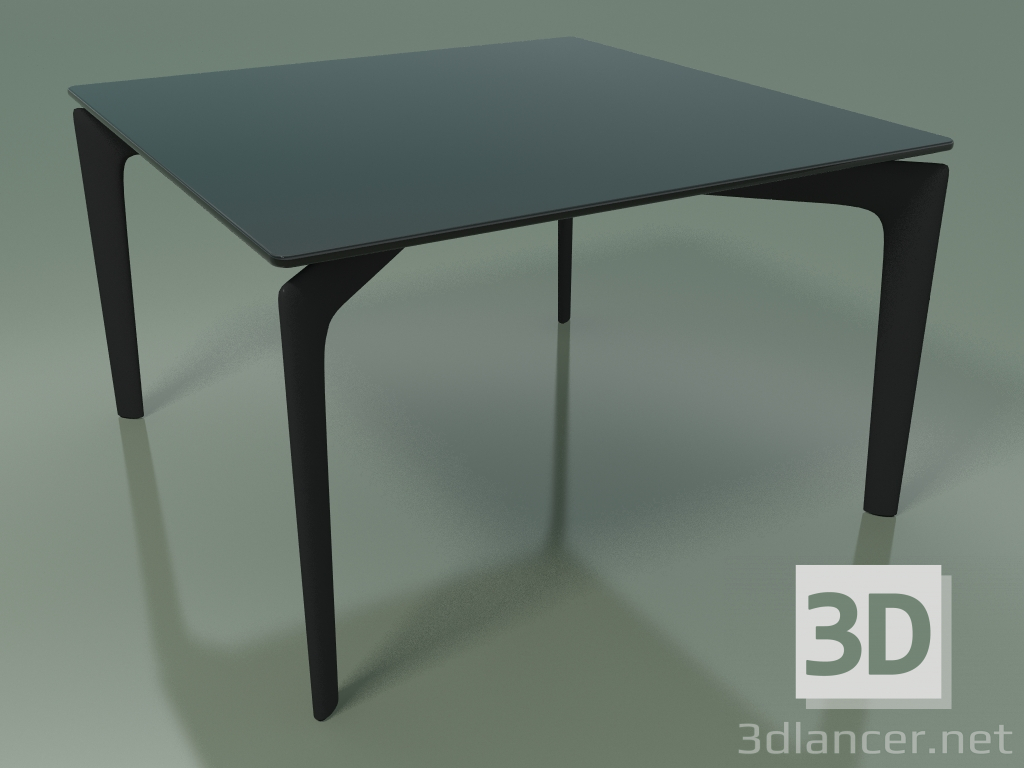 modello 3D Tavolo quadrato 6706 (H 36.5 - 60x60 cm, vetro fumé, V44) - anteprima