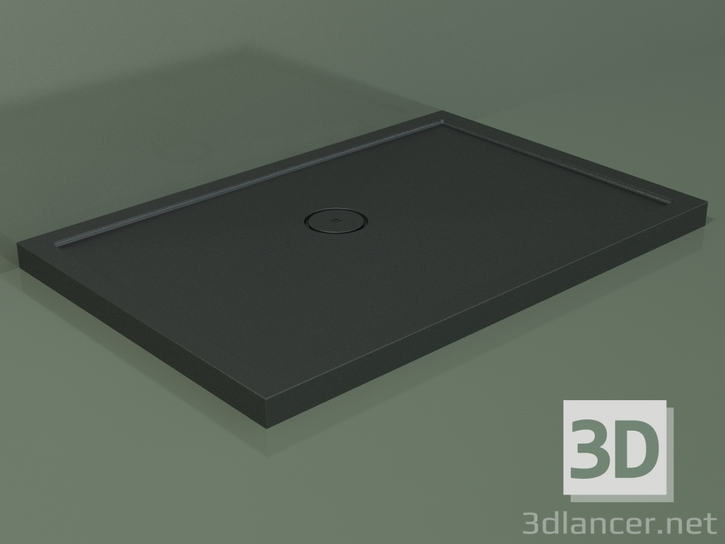 3D modeli Duş teknesi Medio (30UM0121, Deep Nocturne C38, 120x80 cm) - önizleme