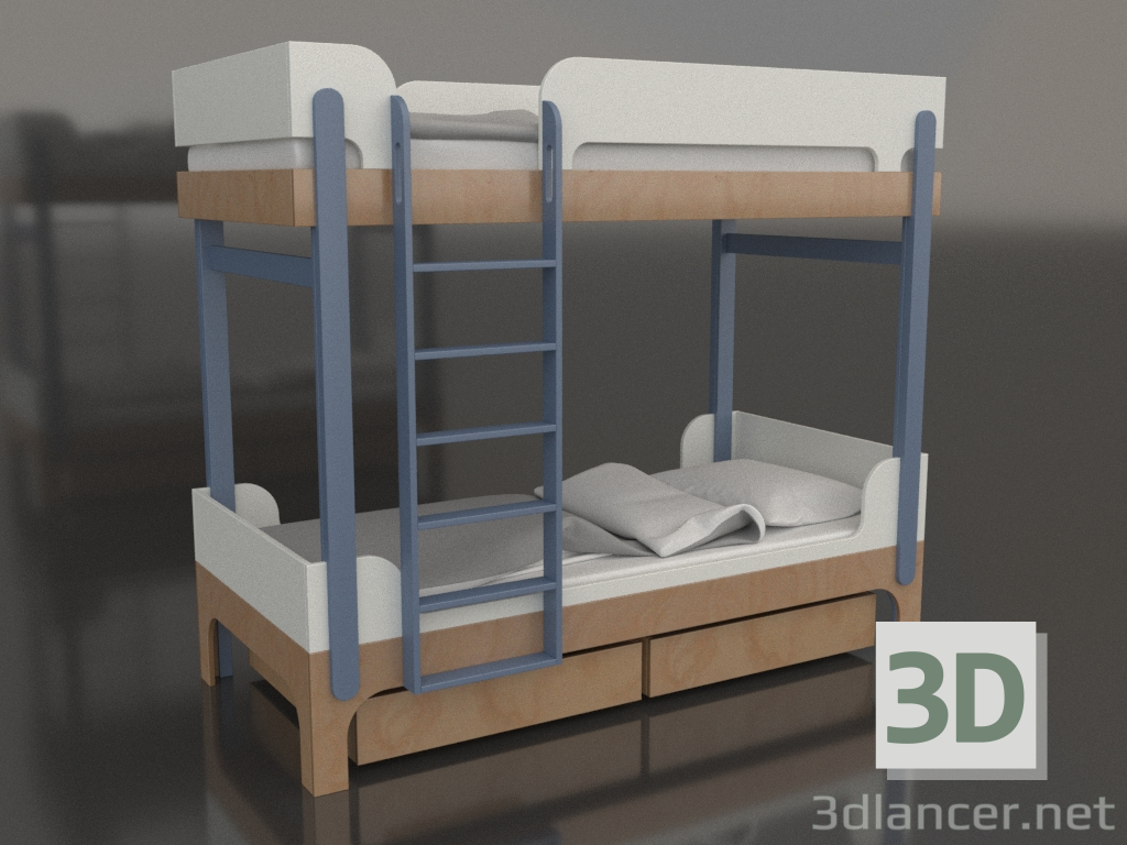 3d model Bunk bed TUNE J (UBTJA2) - preview