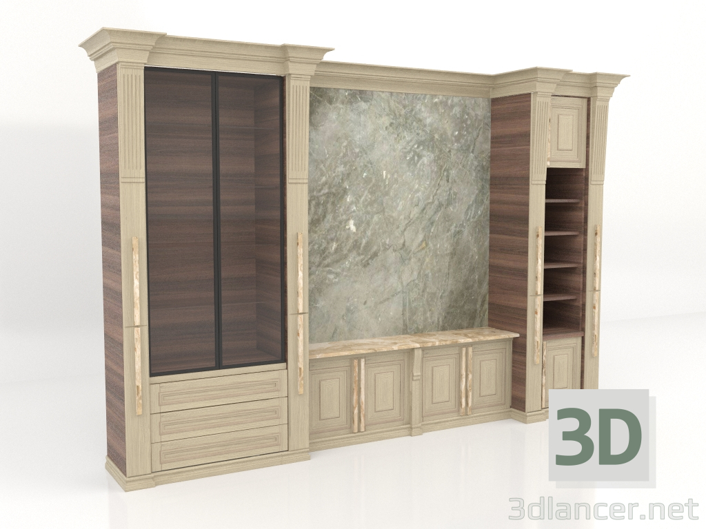 3d model Suite modular (sala de estar) - vista previa