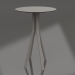 modèle 3D Table de bar (Gris quartz) - preview