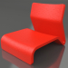 3d model Club chair (Red) - preview