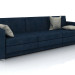 3D Modell Sofa Minimalismus 2700h800h800mm - Vorschau