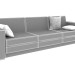 modèle 3D Canapé minimalisme 2700h800h800mm - preview