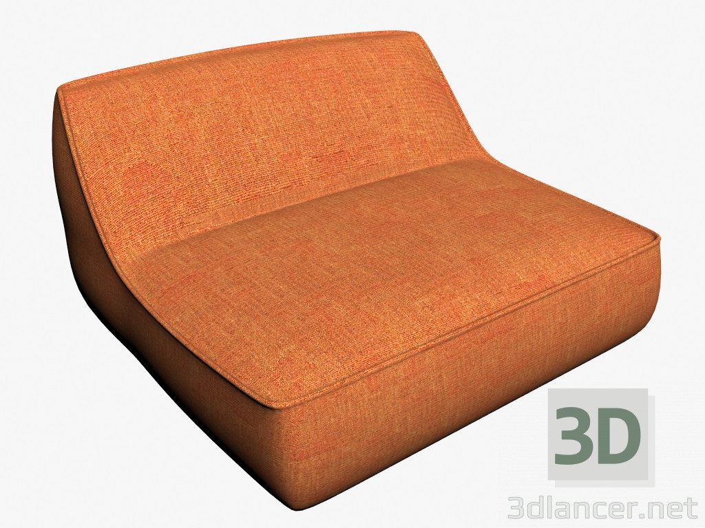 3D modeli Modüler kanepe çok (115 ce) - önizleme