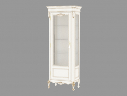 Showcase one-door BN8802SX (white with gold patina)