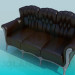 3d model Leather sofa - preview