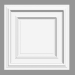 3d model Ceiling decoration F30 (59.5 x 59.5 x 4.3 cm) - preview