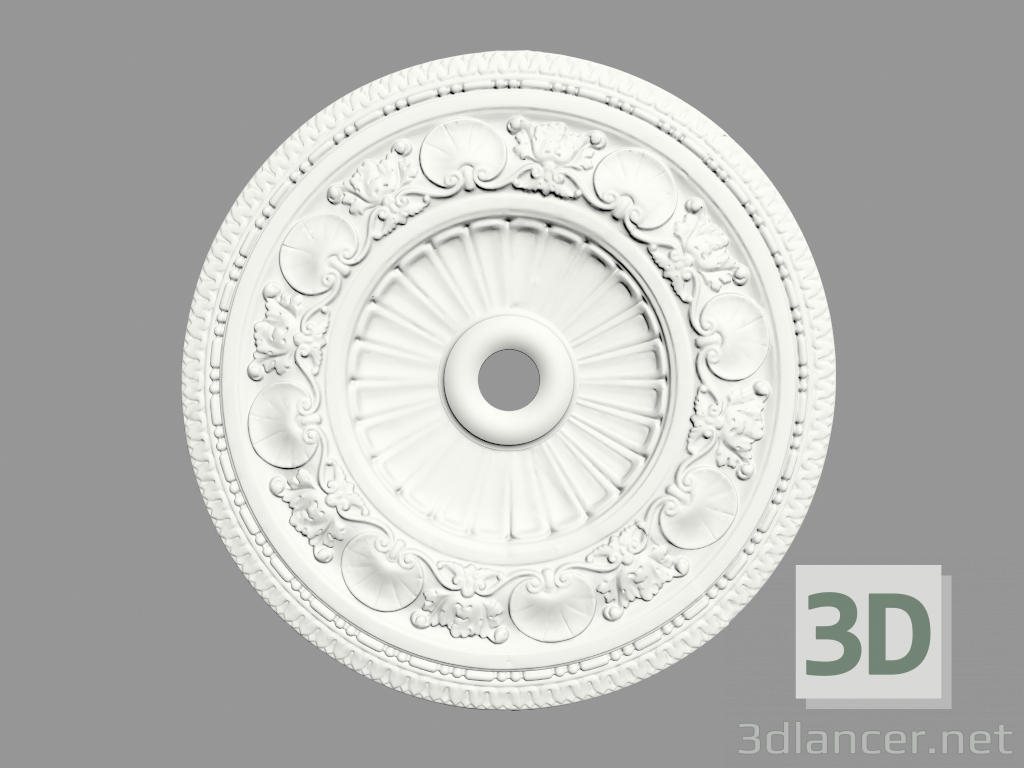 3d model Ceiling outlet (P138) - preview