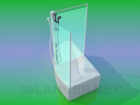 3d модель Душевая кабинка – превью 3d модель Душевая кабинка – превью