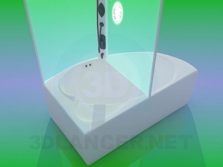 3d модель Душевая кабинка – превью 3d модель Душевая кабинка – превью