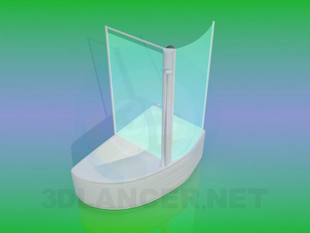 3d модель Душевая кабинка – превью 3d модель Душевая кабинка – превью